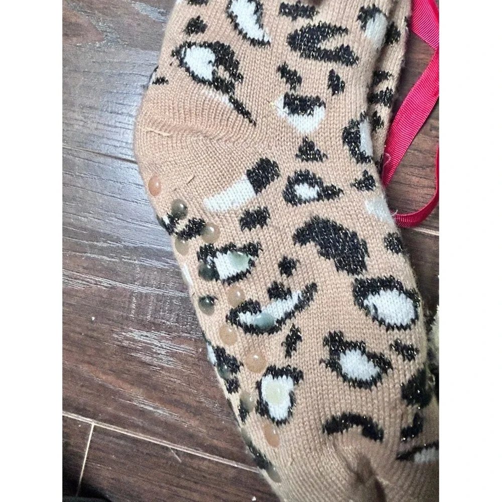 Bundle 3 Pairs Socks Womens Low Cut Slipper‎ Socks Bulldog Cactus Leopard Cozy
